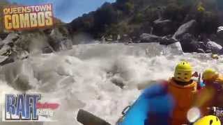 Whitewater Rafting On The Shotover River  Queenstown  New Zealand [upl. by Batsheva]