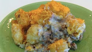 Bettys Ground Beef Tater Tot Casserole [upl. by Keverian612]