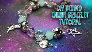 How to Create a Beaded Charm Bracelet [upl. by Saxet821]