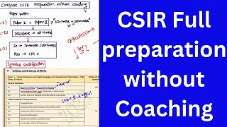 CSIR CASE SO ASO full preparation without Coaching  detailed free Sources [upl. by Elauqsap]