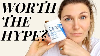 CERAVE MOISTURIZING CREAM 2021 review  Cerave Moisturizing Cream for dry skin eczema worth it [upl. by Bullen]