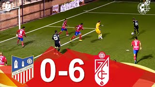 RESUMEN  CDA Navalcarnero 06 Granada CF  Octavos de final de la Copa de SM el Rey [upl. by Spiers]