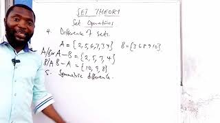 Difference of two sets symmetric difference and Cardinality [upl. by Yonah]