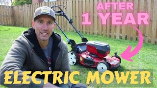 Toro  60V FlexForce Electric Recycler Mower  AFTER 1 SEASON OF USE [upl. by Burkley]