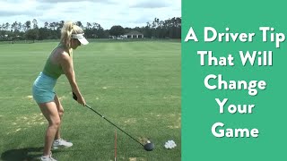 TipTuesday Paige Spiranacs Driver Tip That Will Change Your Game [upl. by Ilocin]