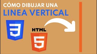 Cómo Crear una Linea Vertical con HTML y CSS [upl. by Yssak148]