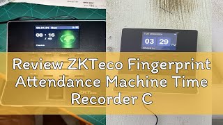 Review ZKTeco Fingerprint Attendance Machine Time Recorder Clock Factory Office Supply Time Clock T [upl. by Mw]