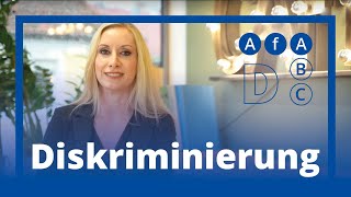 Diskriminierung im Arbeitsrecht – AfA ABC [upl. by Kai]