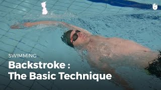 Swimming Basic Technique  Backstroke [upl. by Sherourd563]