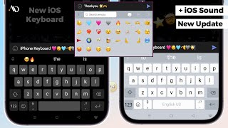 🤯 iOS Keyboard On Android with Sound amp iOS EMOJIS  iPhone keyboard For Android [upl. by Essiralc808]