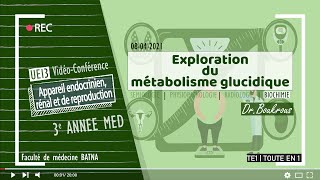 BIOCHIMIE  01 Exploration du métabolisme glucidique [upl. by Hannan]