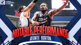 Notable Performance Deonte Burton with 26 Points vs Meralco Bolts [upl. by Gathard]