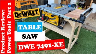 Dewalt Table Saw DWE7491 Part 2 [upl. by Arbmat]