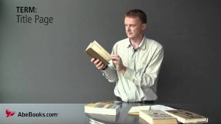 AbeBooks Explains the Parts Of A Book [upl. by Atauqal]