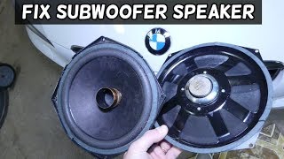 HOW TO FIX BMW SPEAKER SUBWOOFER [upl. by Enomyar]