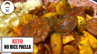 No Rice Paella  The Keto Kitchen [upl. by Opiuuk]