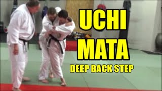 UCHI MATA USING A DEEP BACK STEP [upl. by Millan]