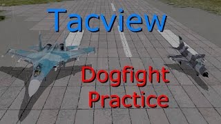 Dogfight Practice on Tacview [upl. by Retla]