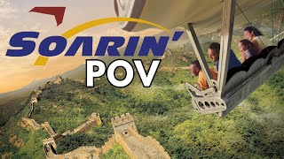 Soarin Around The World EPCOT POV  Full Ride amp Music [upl. by Shermy]