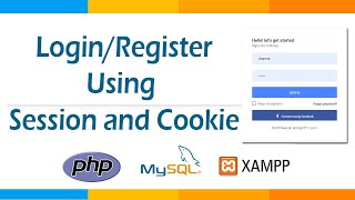 PHP MySQL LoginRegister  Use of Session Cookie  How to make admin panel for website [upl. by Towny]