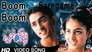 Boom Boom Full Video Song  Boys Movie  Siddharth  Bharath  Genelia  Thaman SS [upl. by Nylirad]