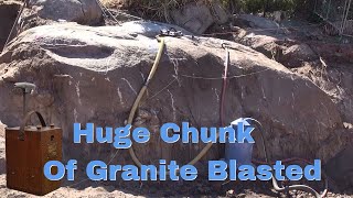 Blasting Granite rocks in a site cut at Mt Martha Stage 1 [upl. by Abraham820]