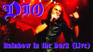 Dio  Rainbow in the dark Live With Lyrics [upl. by Aitnecserc]