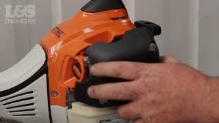 How to change the Air Filter on a Stihl FS410C Brushcutter  LampS Engineers [upl. by Ermanno]