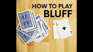 How to play Bluff [upl. by Sholem790]