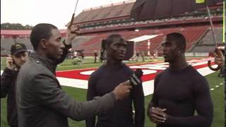 McCourty Twins Interview [upl. by Noirad581]