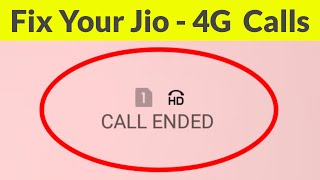 Fix Jio 4G Calling ProblemIncoming And Outgoing CallsSolve Call Ended On Android [upl. by Zerla]