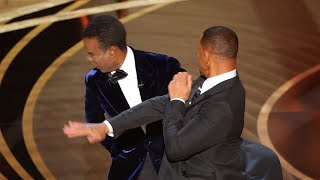 威尔史密斯奥斯卡颁奖礼直播暴揍主持人完整版 中英字幕 Will Smith slapping Chris Rock uncensored [upl. by Trammel]