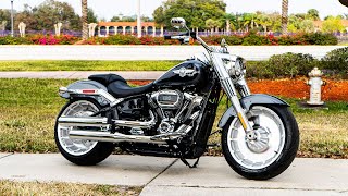 2021 HarleyDavidson FLFBS  Fat Boy 114  Walkaround REVIEW [upl. by Alger]