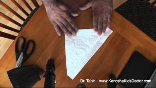 How To Make A Coffee Filter Using A Paper Towel [upl. by Nnil]