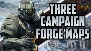 THREE Campaign FORGE AI Maps You NEED To Play  Halo Infinite [upl. by Mert]