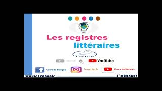 Les registres littéraires cours amp exercice درس مهم جدا 1 باك الامتحان الجهوي [upl. by Estevan]