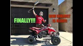 NEW Exhaust The TRX 450 Gets a new Rocket Exhaust sytem [upl. by Halda]