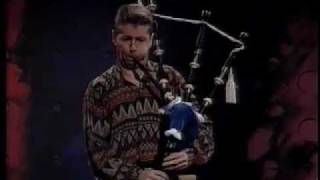 Richard Parkes plays 3 reels on bagpipes 1996 [upl. by Marba]