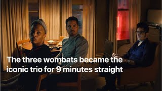 The three wombats became the iconic trio for 9 minutes straight [upl. by Plantagenet828]