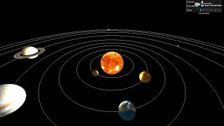 3D solarsystem  Threejs [upl. by Akinat]