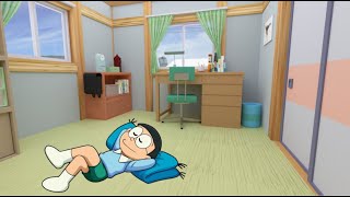 Homemade 3D model Nobita house tour in real life– Doraemon [upl. by Aelber967]