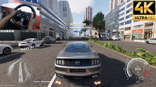 Test Drive Unlimited Solar Crown  Ford Mustang GT  Logitech G920 Steering wheel 4K [upl. by Relyc]