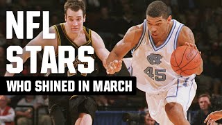 Top March Madness highlights from NFL stars Tony Gonzalez Julius Peppers amp more [upl. by Adin149]