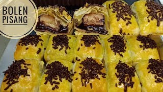 Resep bolen pisang coklat keju kulitnya berlapis lapis [upl. by Tiffanle901]