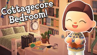 Cottagecore Bedroom Reveal  Animal Crossing New Horizons [upl. by Mossolb]