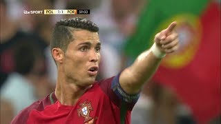 Cristiano Ronaldo vs Poland EURO 2016 HD 1080i by zBorges [upl. by Marih]