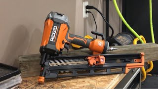 Ridgid Framing Nailer R350RHF [upl. by Schott]