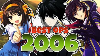 Top 70 Anime Openings of 2006 [upl. by Nnylsia]