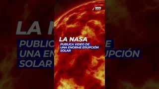 La NASA publica video de una enorme erupción solar [upl. by Lonni355]