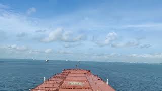 Time Lapse Malacca Straits Singapore [upl. by Anahsek490]